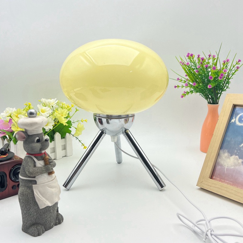 โคมไฟตั้งโต๊ะทรงเห็ดแก้วสไตล์  - Led Lighting Decor บทวิจารณ์และราคา