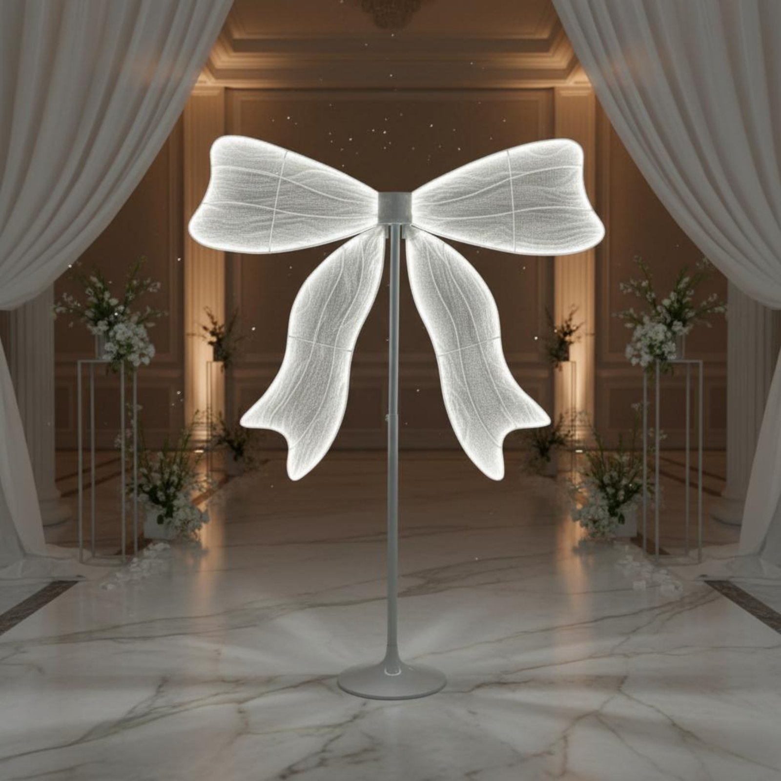 โบว์ LED ประดับตกแต่งพร้อมไฟ ส - Lighting Decor Photos บทวิจารณ์และราคา