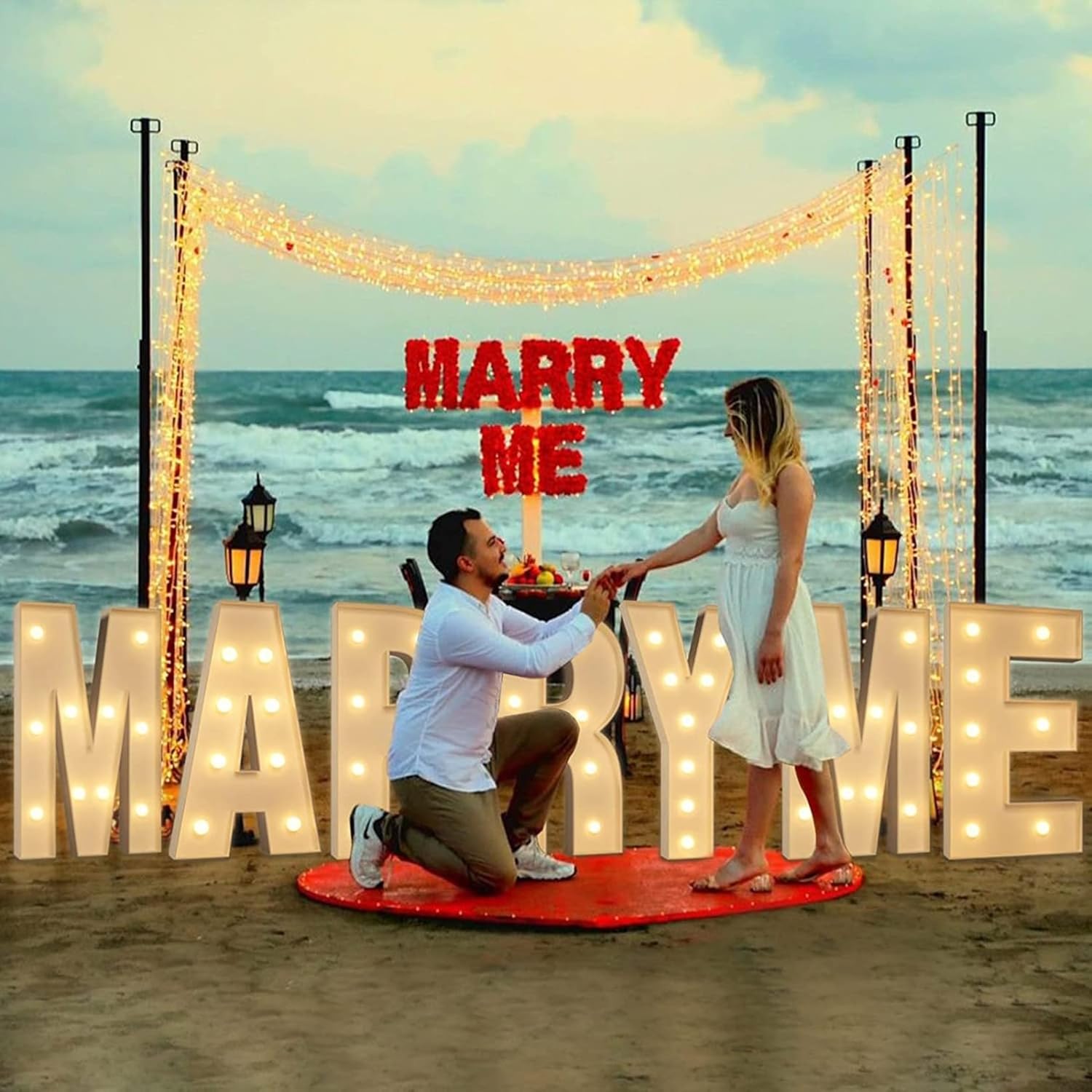 4FT DIY Marquee Light Up ตัวอั - Light Up Letters Marquee บทวิจารณ์และราคา