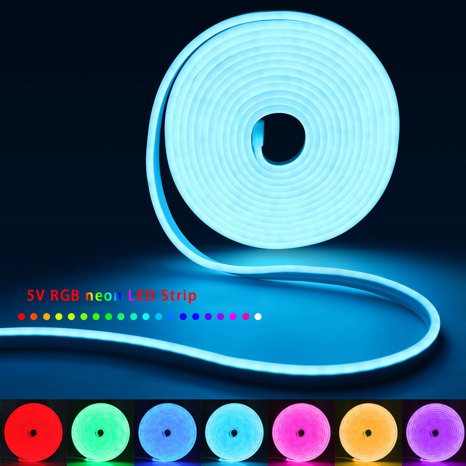 ไฟนีออน LED RGB ขนาด 1-5 เมตร  - Lighting Decor For Room บทวิจารณ์และราคา