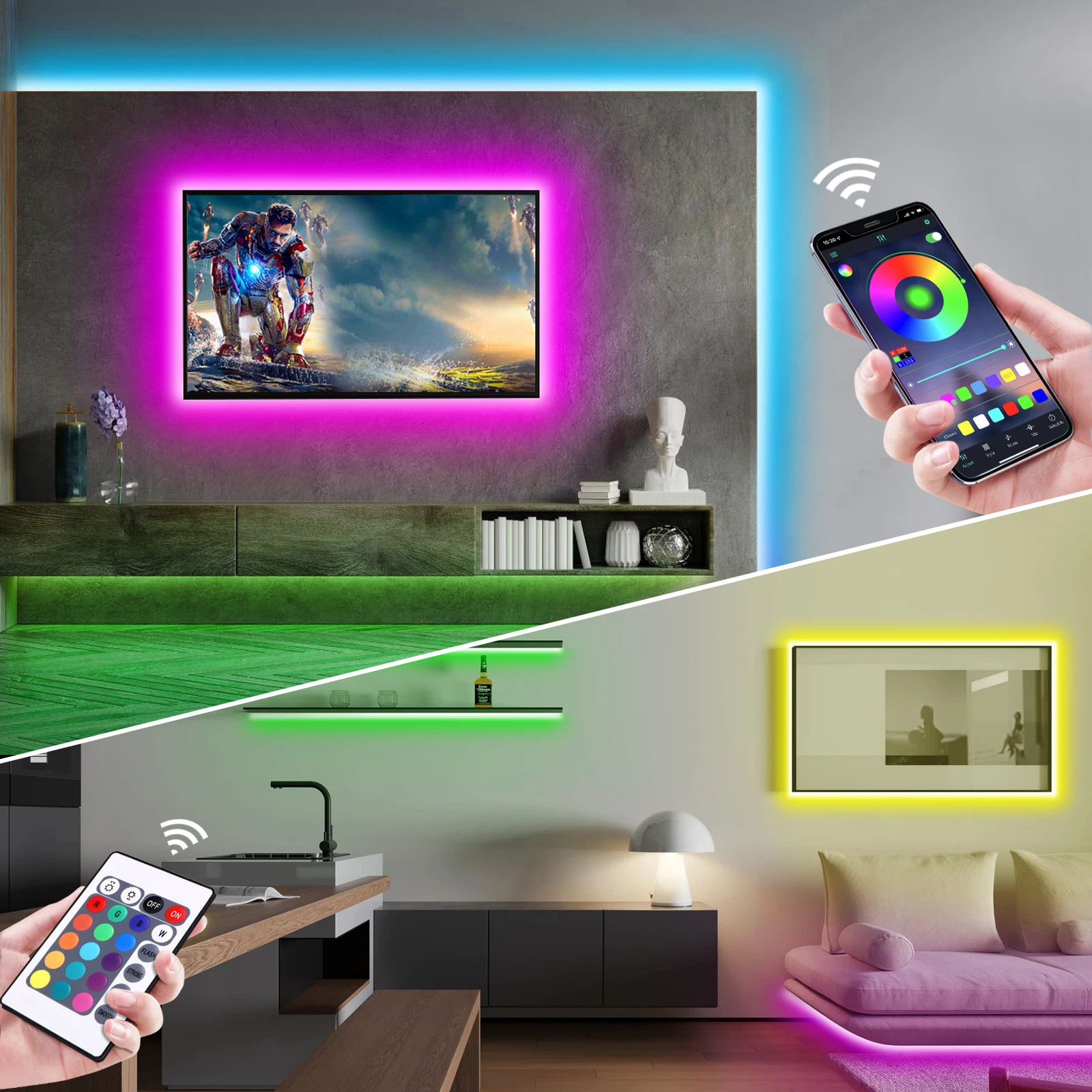 ไฟนีออน LED RGB ขนาด 1-5 เมตร  - Lighting Decor For Room บทวิจารณ์และราคา